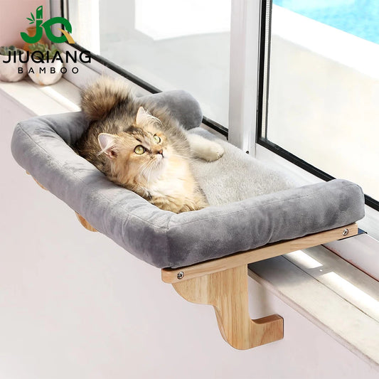 Cat Window Perch – Orthopedic Hammock with Bolster