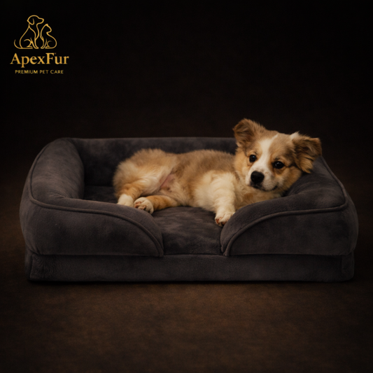 Winter Orthopedic Dog & Cat Bed – Waterproof Washable