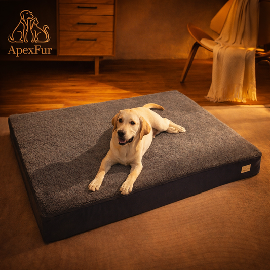 Jumbo Dog Bed – Memory Foam with Washable Waterproof Cover