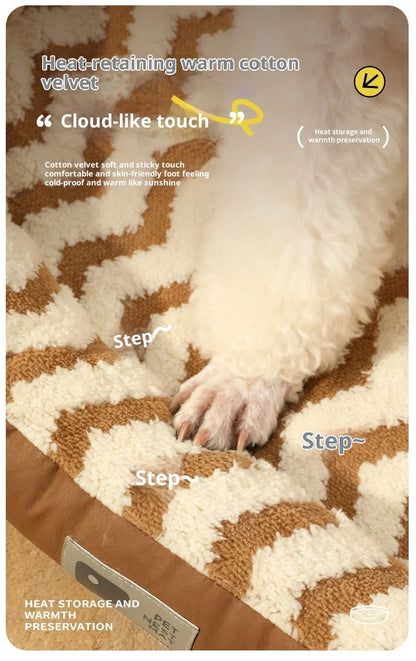 Orthopedic Memory Foam Dog Bed – Waterproof Washable Cover