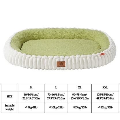 Winter Egg Crate Dog Sofa Bed – Four-Sided Bolster