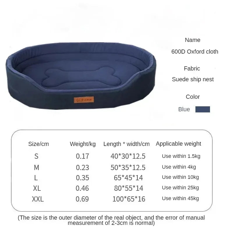 Orthopedic Dog Bed – Fluffy Washable Sofa Cushion