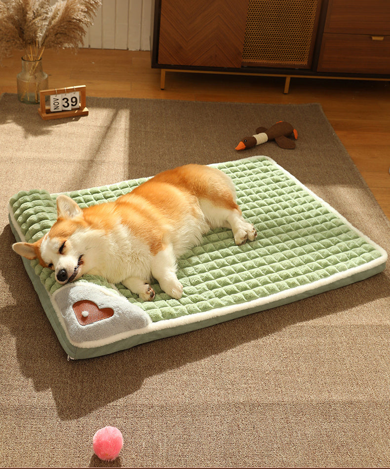 Pet Dog Bed Mat – Detachable Soft House for All Sizes