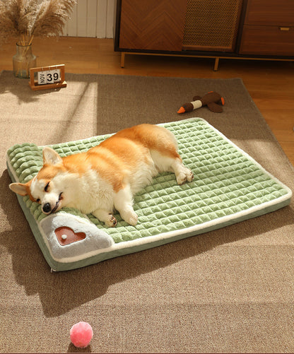 Pet Dog Bed Mat – Detachable Soft House for All Sizes