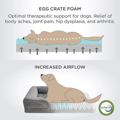 Jumbo Orthopedic Dog Sofa – Waterproof Memory Foam