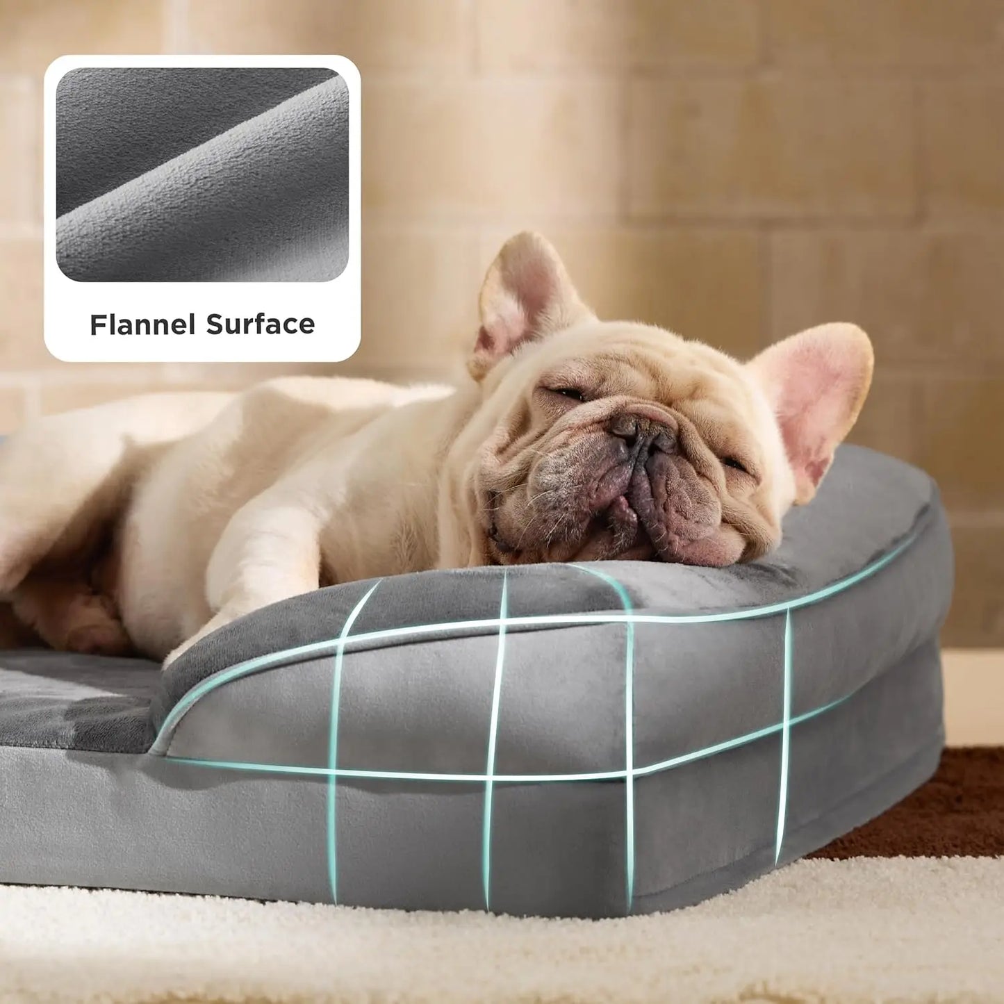 Winter Orthopedic Dog & Cat Bed – Waterproof Washable