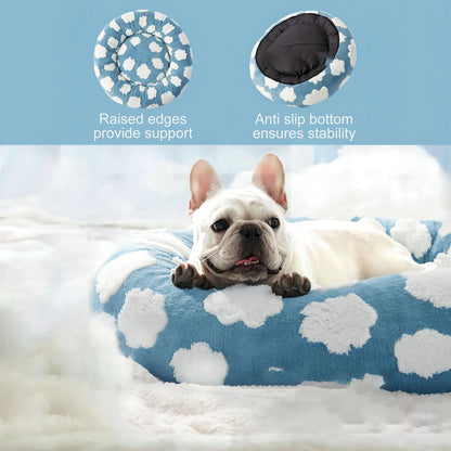 Sky Clouds Dog Bed – Cozy Orthopedic Plush Sofa