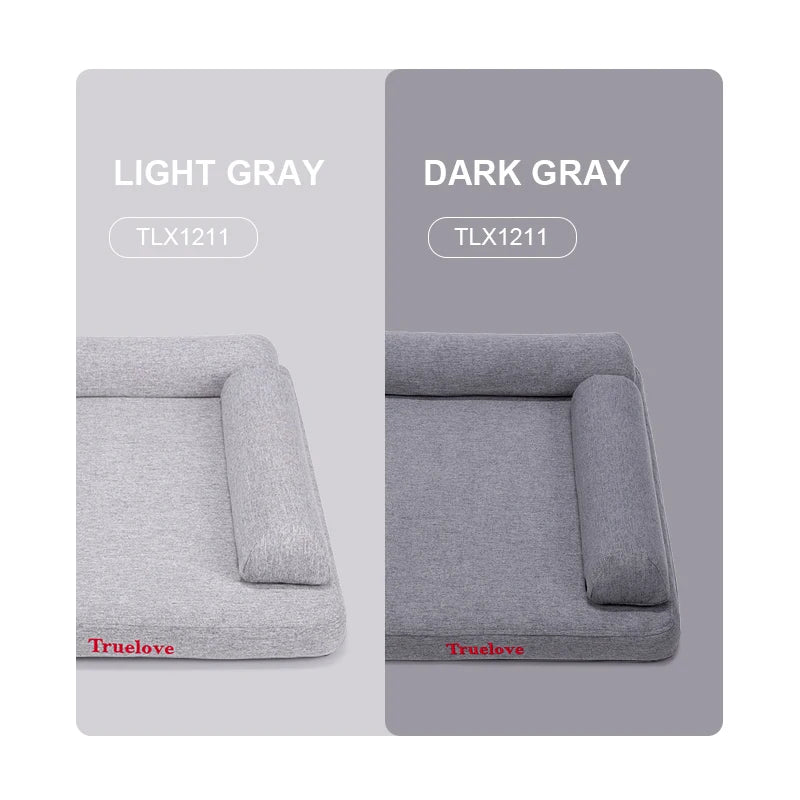 Truelove Orthopedic Pet Bed – Memory Foam with Linen Cover