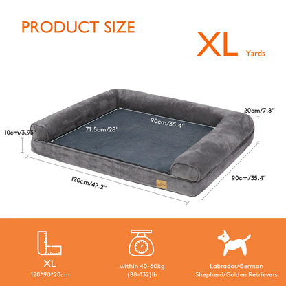 Orthopedic Dog Bed – Extra Large with Washable Cover