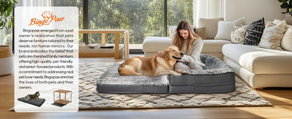 Giant Human-Size Dog Bed – 180cm Foldable Orthopedic