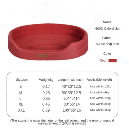 Orthopedic Dog Bed – Fluffy Washable Sofa Cushion