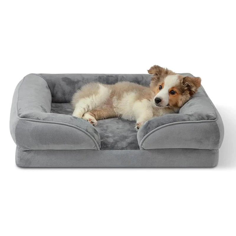 Winter Orthopedic Dog & Cat Bed – Waterproof Washable