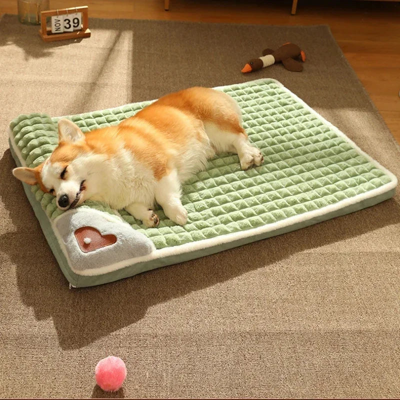Pet Dog Bed Mat – Detachable Soft House for All Sizes