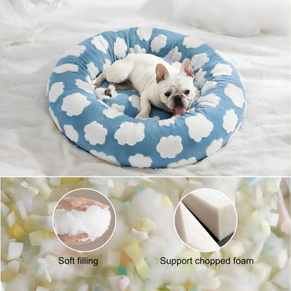 Sky Clouds Dog Bed – Cozy Orthopedic Plush Sofa