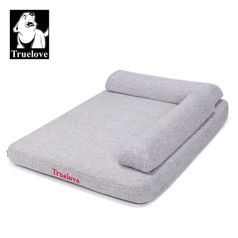 Truelove Orthopedic Pet Bed – Memory Foam with Linen Cover
