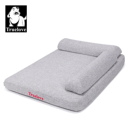 Truelove Orthopedic Pet Bed – Memory Foam with Linen Cover