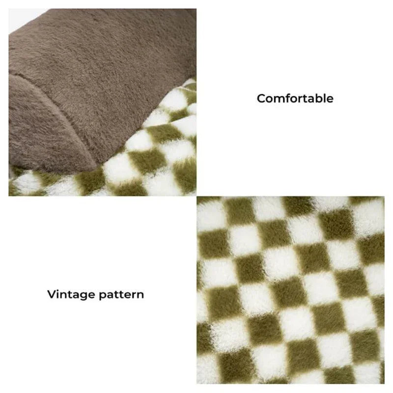 Winter Plush Cat & Dog Bed – Orthopedic Cushion Sofa
