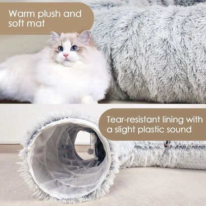Cat Tunnel Bed – Round Donut Hideaway