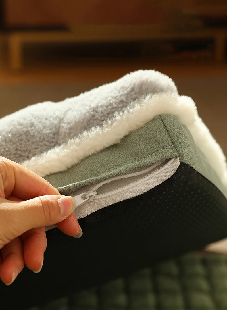 Pet Dog Bed Mat – Detachable Soft House for All Sizes