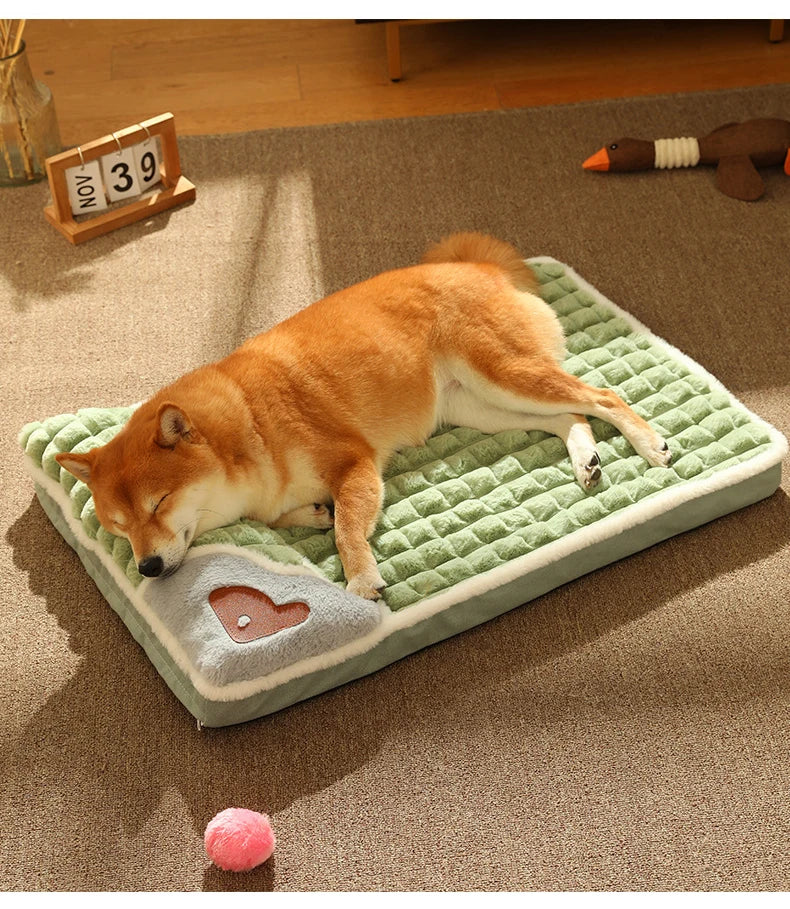 Pet Dog Bed Mat – Detachable Soft House for All Sizes