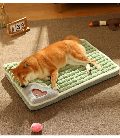 Pet Dog Bed Mat – Detachable Soft House for All Sizes