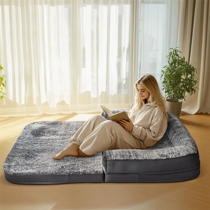 Giant Human-Size Dog Bed – 180cm Foldable Orthopedic