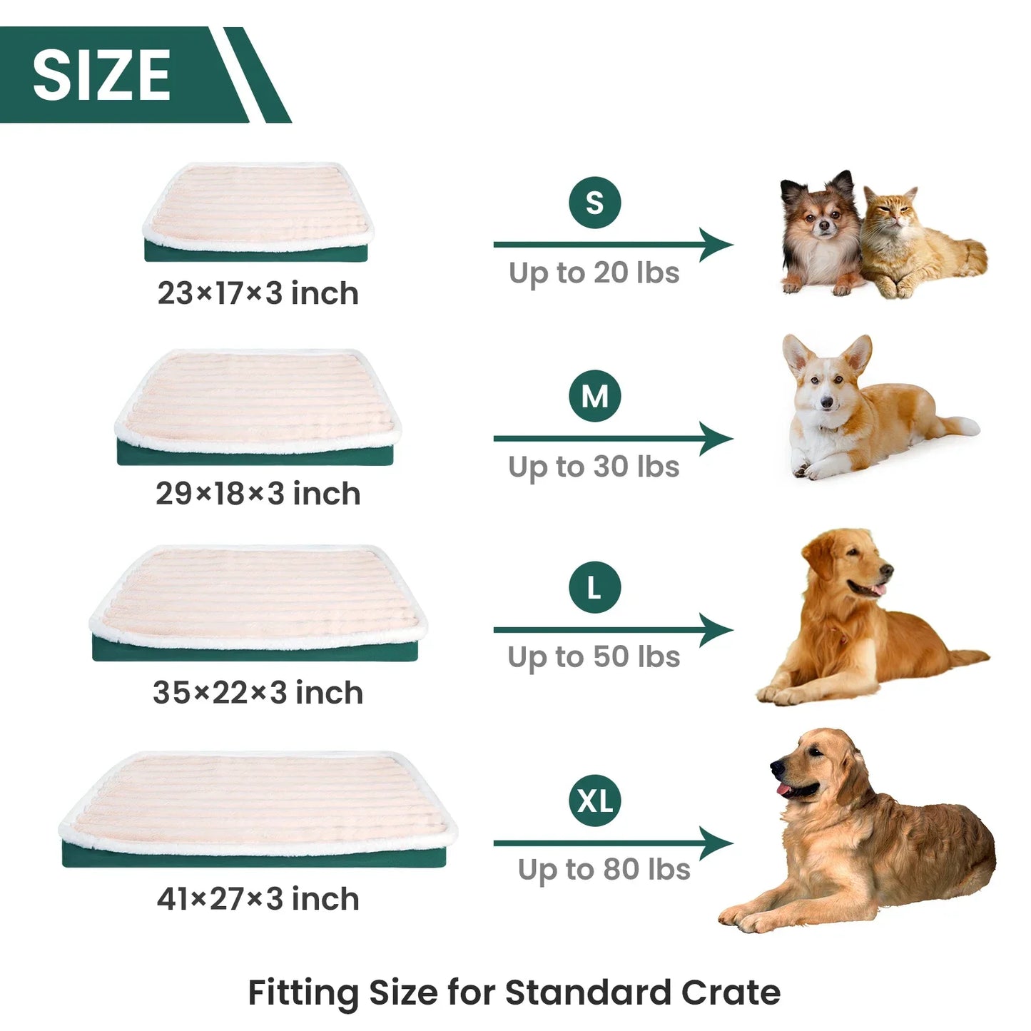 Ultra Plush Orthopedic Dog & Cat Mattress – Removable Cover