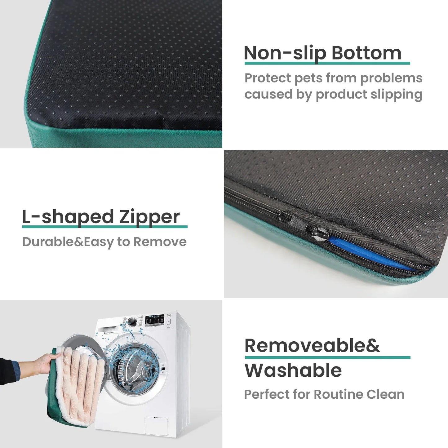 Ultra Plush Orthopedic Dog & Cat Mattress – Removable Cover
