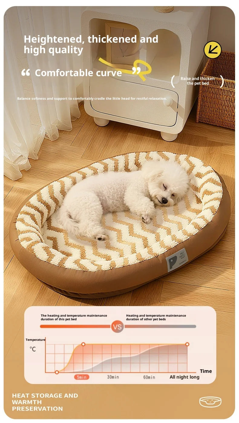 Orthopedic Memory Foam Dog Bed – Waterproof Washable Cover