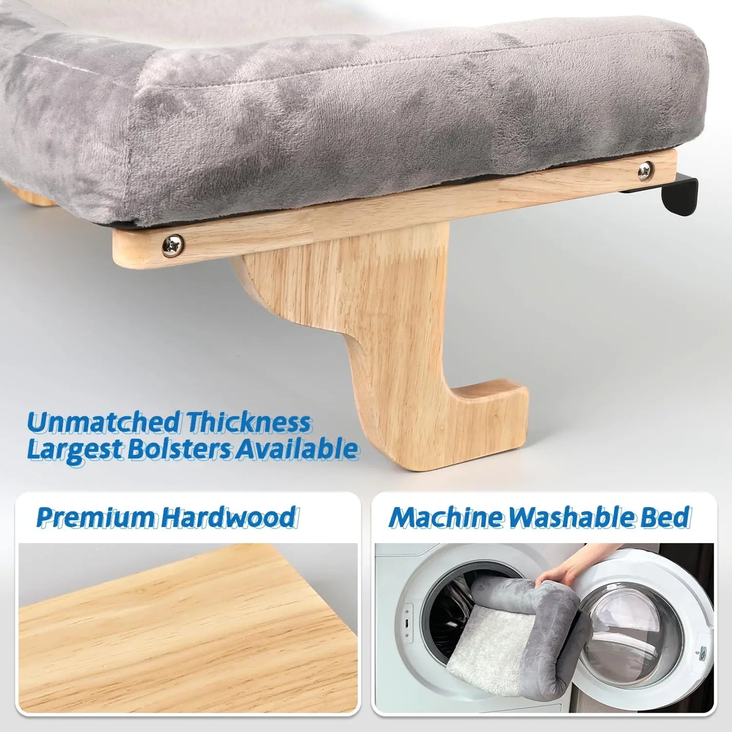 Cat Window Perch – Orthopedic Hammock with Bolster