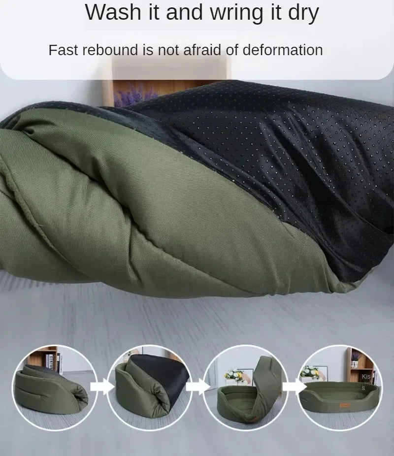 Orthopedic Dog Bed – Fluffy Washable Sofa Cushion