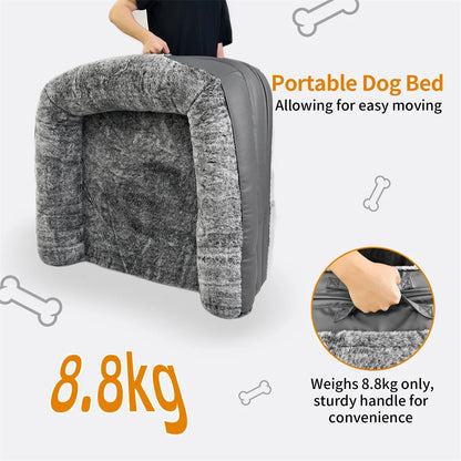 Giant Human-Size Dog Bed – 180cm Foldable Orthopedic