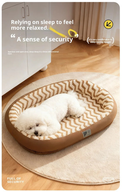 Orthopedic Memory Foam Dog Bed – Waterproof Washable Cover