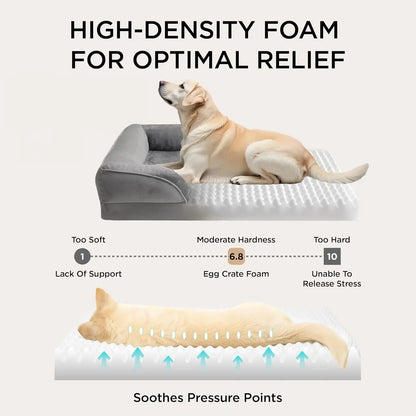 Winter Orthopedic Dog & Cat Bed – Waterproof Washable