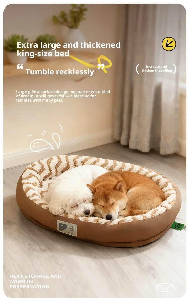 Orthopedic Memory Foam Dog Bed – Waterproof Washable Cover