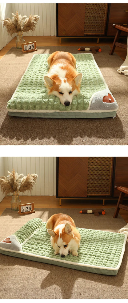 Pet Dog Bed Mat – Detachable Soft House for All Sizes