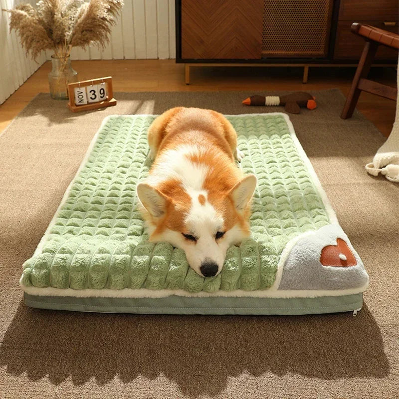 Pet Dog Bed Mat – Detachable Soft House for All Sizes