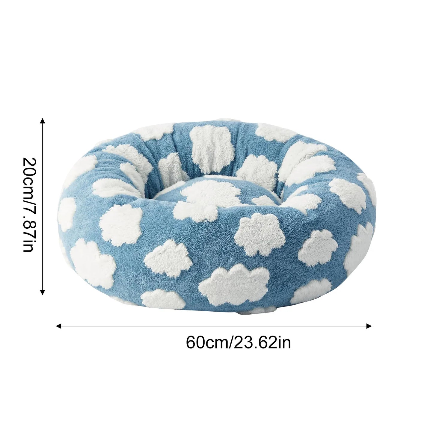 Sky Clouds Dog Bed – Cozy Orthopedic Plush Sofa