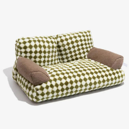 Winter Plush Cat & Dog Bed – Orthopedic Cushion Sofa
