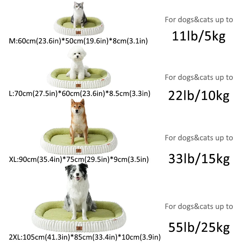 Winter Egg Crate Dog Sofa Bed – Four-Sided Bolster