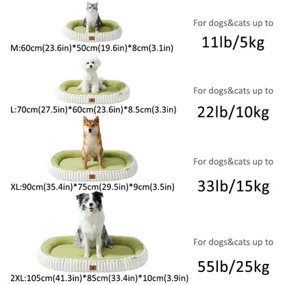 Winter Egg Crate Dog Sofa Bed – Four-Sided Bolster