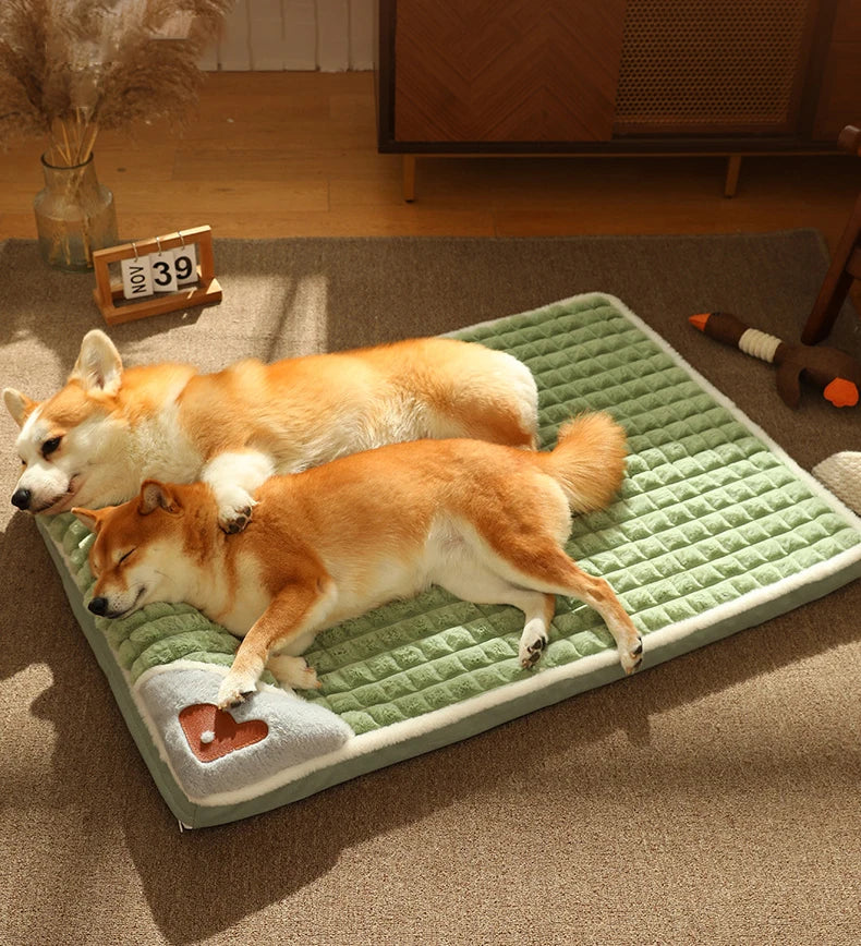 Pet Dog Bed Mat – Detachable Soft House for All Sizes